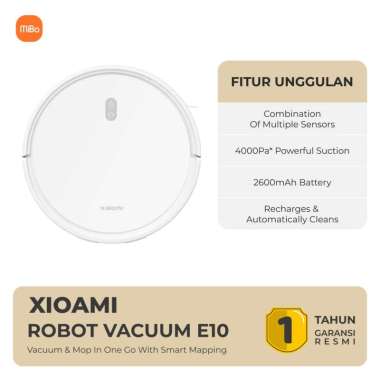 Xiaomi Robot Vacuum E10 Vacuum Cleaner Garansi Resmi
