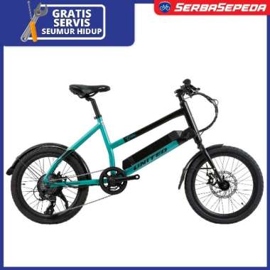 United Sepeda E-MTB Gallio 20 HITAM TOSCA