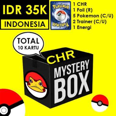 Paket Promo Kartu Pokemon Indonesia - Character Rare CHR Pack (Isi 10 Kartu) Random Card TCG Origina