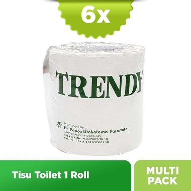 Trendy Tissue Toilet [1 Roll] Isi 6 Pcs
