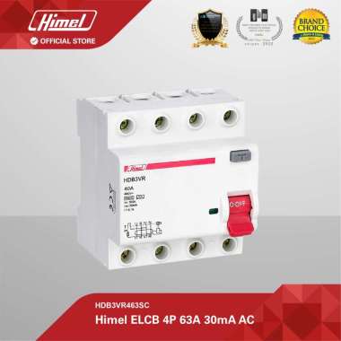 Himel ELCB 4P 63A 30mA AC - HDB3VR463SC