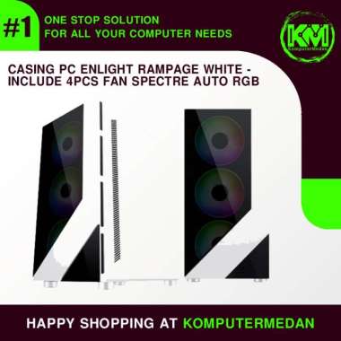 Casing PC ENLIGHT RAMPAGE WHITE