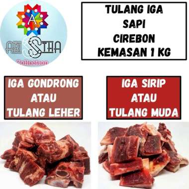 Tulang Iga Sapi 1 Kg Tulang Leher dan Tulang Muda Halal Tulang Leher