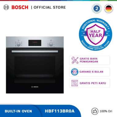 Bosch HBF113BR0A Built-In Oven / Oven Tanam Stainless Steel Serie 2