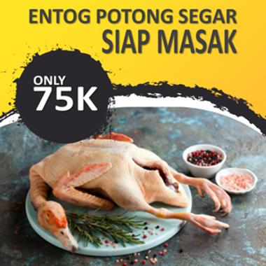 Daging Entok Bebek Entok Nila Potong Atau Hidup Fresh No Frozen Biang Pro