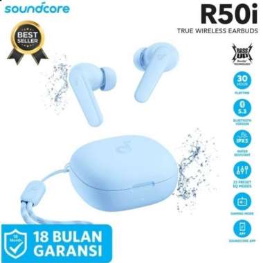 ANKER Soundcore R50i Stick TWS Earphone Wireless Bluetooth 5.3 A3949 Biru