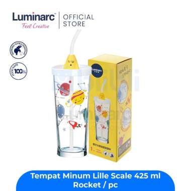 Luminarc Tempat Minum Lille Scale Rocket 425 Ml / pc transparant