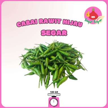Cabai Rawit Hijau Cabe Rawit Ijo 100gram - Bawangbagus