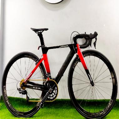 JAVA ROADBIKE SUPREMA BLACK RED SIZE 52