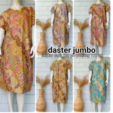 SNOEBEL BDP DASTER IBU HAMIL DASTER BATIK WANITA JUMBO SUPER LENGAN PENDEK XXXL multicolour