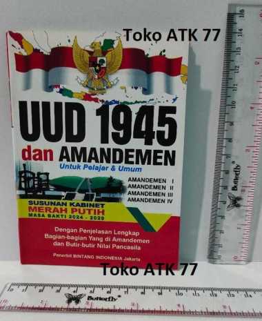 Buku UUD 1945 Kecil Mini Simple Saku Edisi Baru READY STOCK