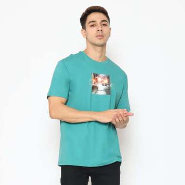 POLICE T-Shirt Cotton Combed Sablon Raster Pria 2073280461 Hijau XL