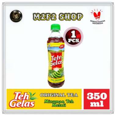 Teh Gelas Original Botol Plastik Pet - 350 ml (Kemasan Satuan)