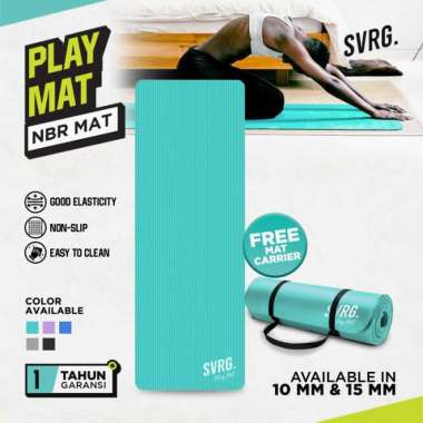 Matras Olahraga - SVRG Play Mat 10mm & 15mm - NBR Mat 15mm Blue