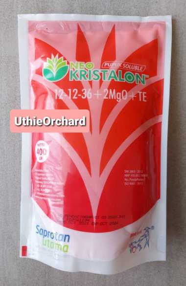 Pak Tani Neo Kristalon Merah Pupuk NPK 12-12-36+2MgO+TE Kemasan 400gr