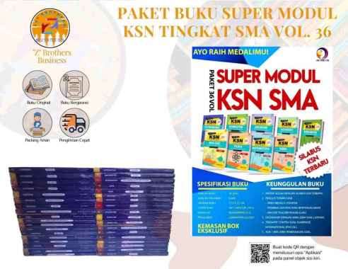 PAKET BUKU SUPER MODUL KSN SMA VOL. 36
