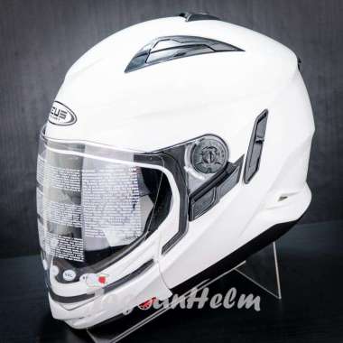 ZEUS HELM ZS613C MODULAR | GLOSSY WHITE | ZS613 C MUZZLE M