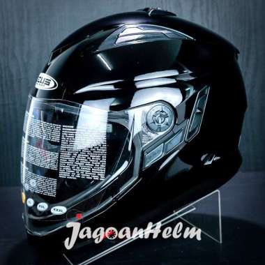 ZEUS HELM ZS613C MODULAR | GLOSSY BLACK | ZS613 C MUZZLE M black