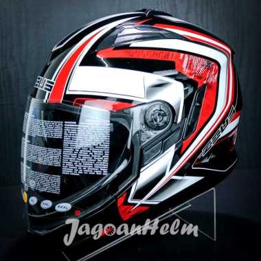 ZEUS HELM ZS613C AJ6 MODULAR | GLOSSY BLACK | ZS613 C MUZZLE M