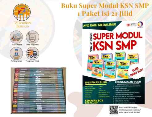 PAKET BUKU SUPER MODUL KSN SMP VOL. 21