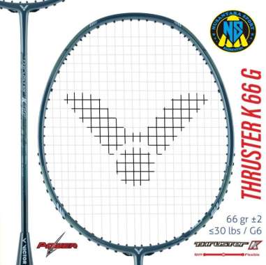 Raket Badminton VICTOR Thruster K 66 / TK-66 G / TK 66 G
