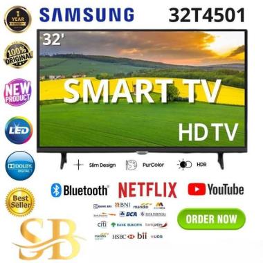 SAMSUNG UA32T4501 LED SMART TV 32 inch 32T4501 DIGITAL HD NEW HDR