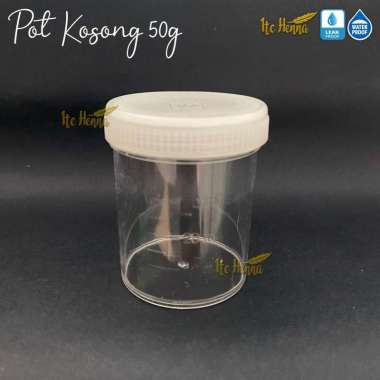 50g Pot Kosong Empty Jar Plastik White