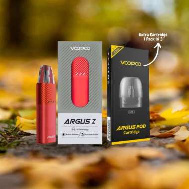 VOOPOO ARGUS Z Extra bonus 3 cartridge ROSE PINK