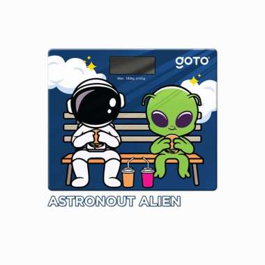 Goto Mawmaw Timbangan Berat Badan Digital Body Scale Karakter 180 Kg A ALIEN