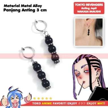 Anting Tokyo Revengers Wakasa Imaushi Cosplay Brahman