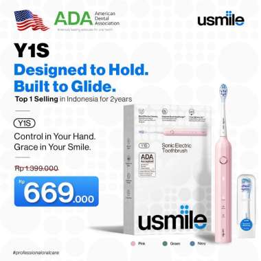 usmile Y1S Sonic Electric Toothbrush Roman Column Design Rechargeable for Beginners Sikat Gigi Elekt