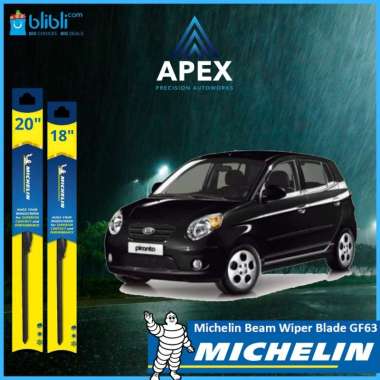 MICHELIN FRAMELESS WIPER GF63 FOR KIA PICANTO 2008 - 2010