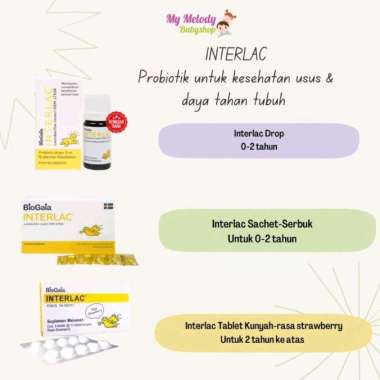 Interlac Probiotic drop/sachet/tablet Drop