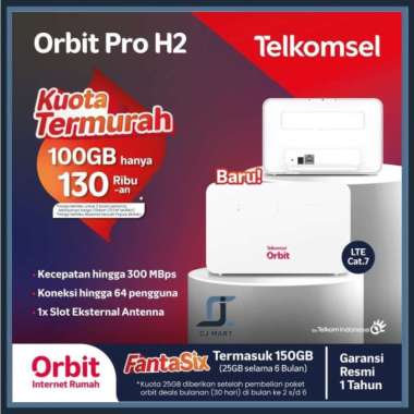 Orbit Pro H2 Modem WiFi 4G High Speed Bonus Data