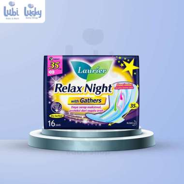 LAURIER RELAX NIGHT WITH GATHERS 35CM 16S