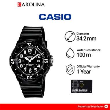 Jam Tangan Wanita Casio General LRW-200H-1B Water Resistant 100M Black [ Jakarta ]