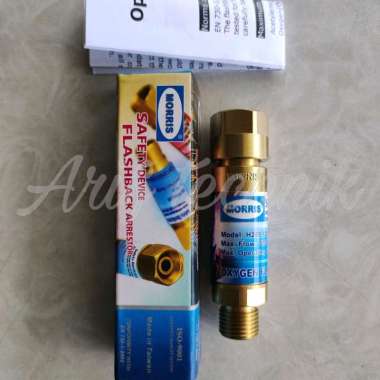 Morris H288-R Flashback Arrestor OXYGEN For REGULATOR / MORRIS H288 R 9/16