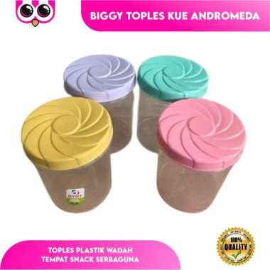 BIGGY TOPLES KUE ANDROMEDA TOPLES PLASTIK WADAH TEMPAT SNACK SERBAGUNA