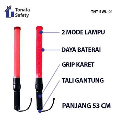 Tongkat Lalu Lintas 53 cm / Lampu Lalin Polisi / Stick Warning Light