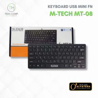 Keyboard USB Mini Multimedia Mejec MTech Keyboard Mini Laptop Komputer MT08