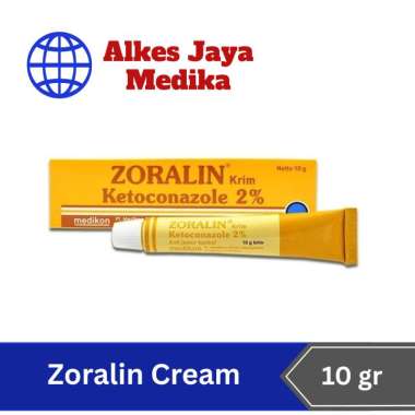 Zoralin Krim 2% 10gram - Salep Gatal Eksim / Jamur