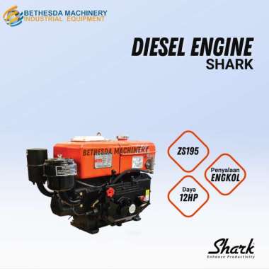 Mesin Diesel Penggerak Solar 12 HP / 12 PK SHARK ZS 195
