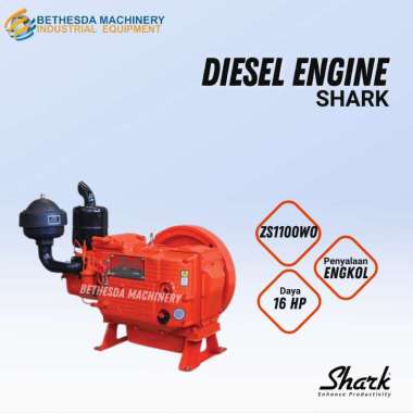 Diesel Shark 16 HP ZS 1100 WO - 16 PK Diesel Solar - Tipe Tanpa Tangki