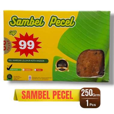 Sambel Pecel Madiun Rasa Pedas Cap 99 Bumbu Kacang Instan Resep Bumbu Pecel Khas Madiun 250gram Seda