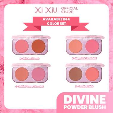 XI XIU DIVINE POWDER BLUSH B. Magenta & Tomato Red
