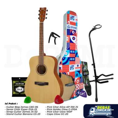 Paket Fancy Yamaha Guitar F-400 / F400 / F 400 / GItar Yamaha F 400 NATURAL SATIN