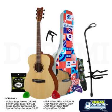 Paket Fancy Yamaha Guitar FS-400 / FS400 / FS 400 / GItar FS 400 NATURAL SATIN