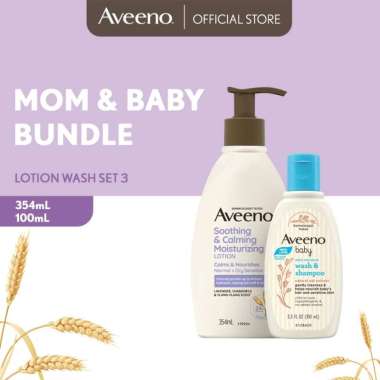 Aveeno Mom & Baby Lotion Wash Set 3