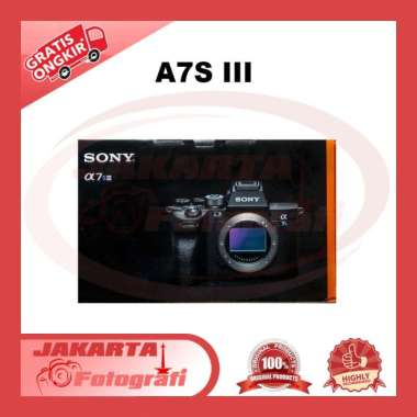 JAKARTA FOTOGRAFI Sony Alpha A7S III Body Sony A7SIII Sony A7S Mark iii GARANSI RESMI PAKET BONUS