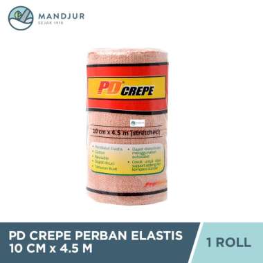PD Crepe Perban Elastis 10 CM x 4.5 M - Perban Kain Cedera Keseleo
